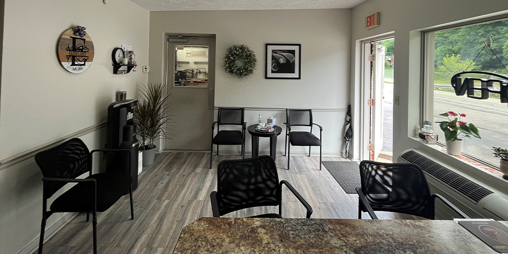 Image of Waiting Are Of The Shop